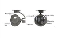 Three-axis Uncooled FPA EO IR Thermal Camera Gimbal With IR+TV+LRF For Navigation, Positioning, Searching And Ranging