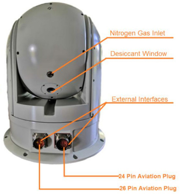 30mm~300mm EO/IR Surveillance System Focal Length Ship Borne Cooled MWIR