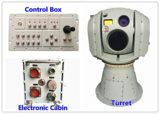 LWIR Uncooled VOx FPA Electro Optical Infrared Targeting System With Thermal Camera and Day Light Camera