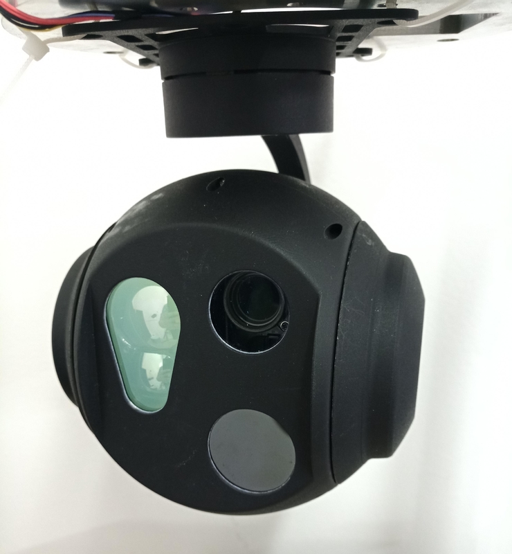 3 Axis EO / IR Tracking Gimbal For Military And Civilian UAVs With 10.5× Continuous Zoom
